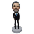 Stock Corporate/Office Men in Black? Male Bobblehead